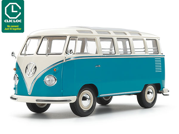 1/24 SCALE VOLKSWAGEN TYPE 2 (T1) (BLUE/WHITE) | TAMIYA
