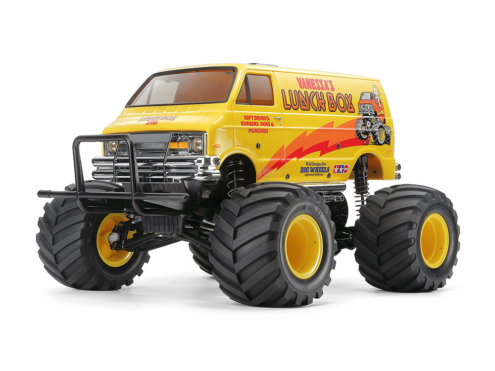 Tamiya 1/12 R/C Lunch Box EVO SKU 58755 — foto ufficiale kit assemblato