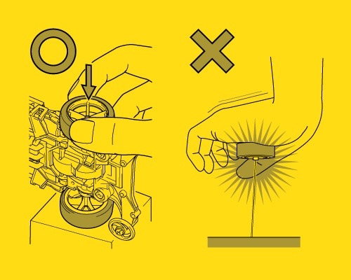 ミニ四駆を安全に楽しんでいただくために | タミヤ