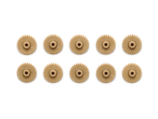 タミヤ ミニ四駆用AOパーツ AO-1050 ミニ四駆 G-11ギヤ (うす茶10個