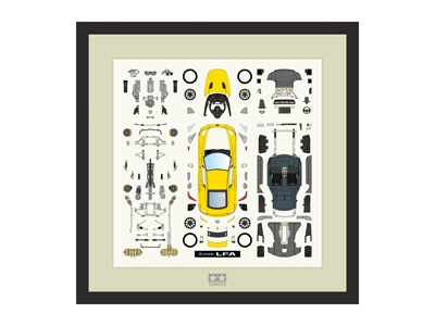 パーツパネルコレクション 1/24 レクサス LFA（パールイエロー）パーツ