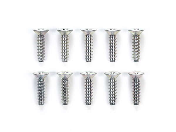 タミヤ RCスペアパーツ SP.581 3×12mm 皿タッピングビス(10本セット