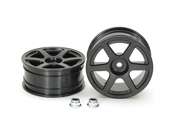 thumbnail image 2 of TAMIYA 300053471 Narrow 5-Spoke Rims - Set Of 4 Replacement Wheels For Touring Car Models 2 of 14