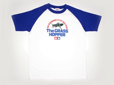 タミヤオリジナルグッズ ラグランTシャツ半袖 （グラスホッパー） S