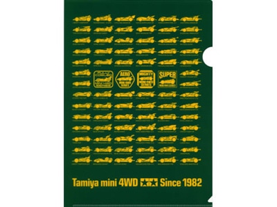 タミヤオリジナルグッズ タミヤA4クリヤーファイル（ミニ四駆