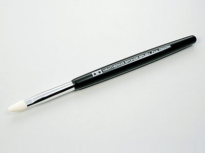 タミヤ メイクアップ材シリーズ タミヤ ウェザリング用スポンジ筆(細